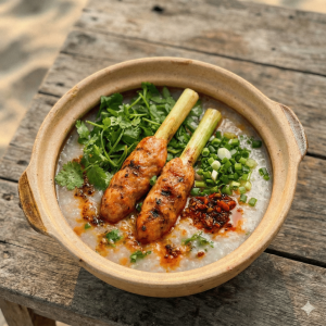Cháo chạo tôm Xóm Biển